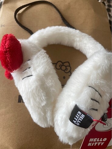 Beden Hello Kitty orijinal kulaklık hediye paketli