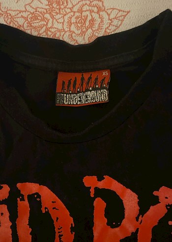 Baskılı Rock Punk Tişört - Görsel 2