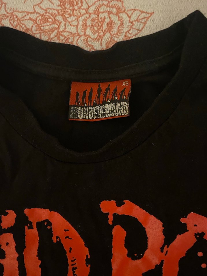 Baskılı Rock Punk Tişört - Görsel 2