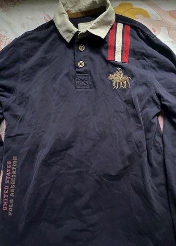 Düğmeli Lacivert Erkek Uzun Kollu Polo Tişört - Görsel 3