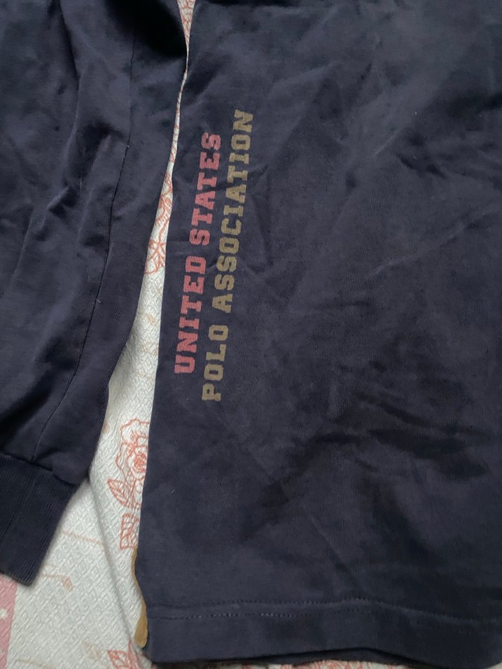 Düğmeli Lacivert Erkek Uzun Kollu Polo Tişört - Görsel 4