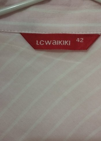 Pembe Uzun Kollu Keten Gömlek - Görsel 2