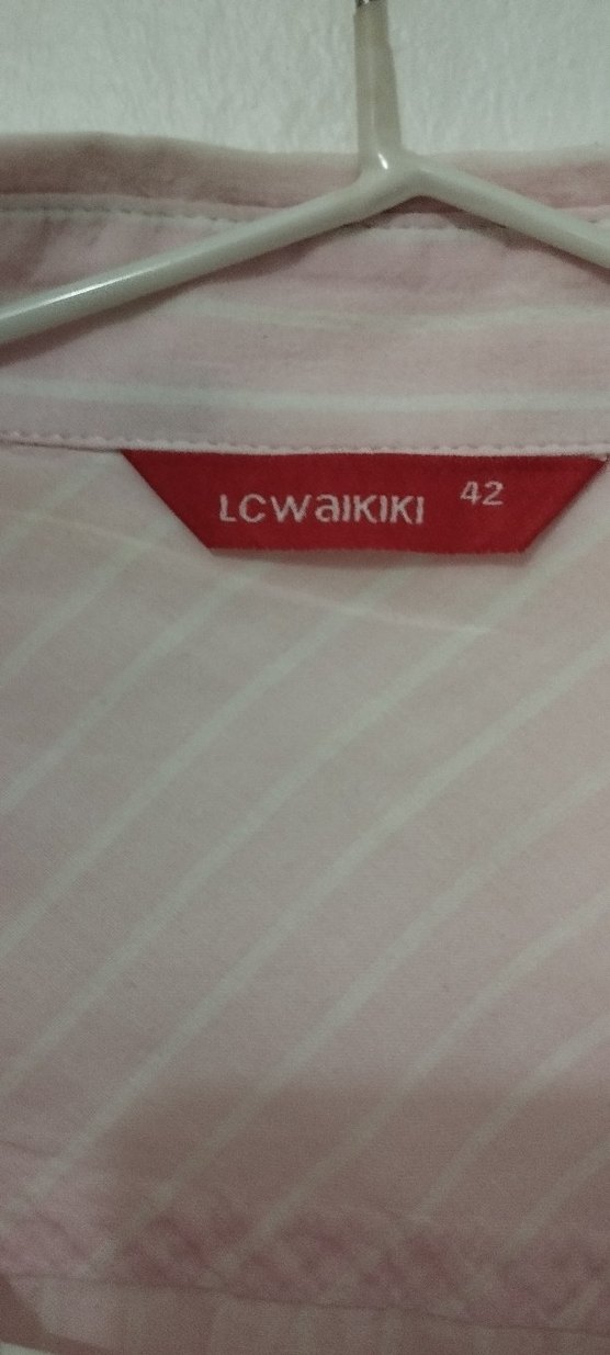 Pembe Uzun Kollu Keten Gömlek - Görsel 2