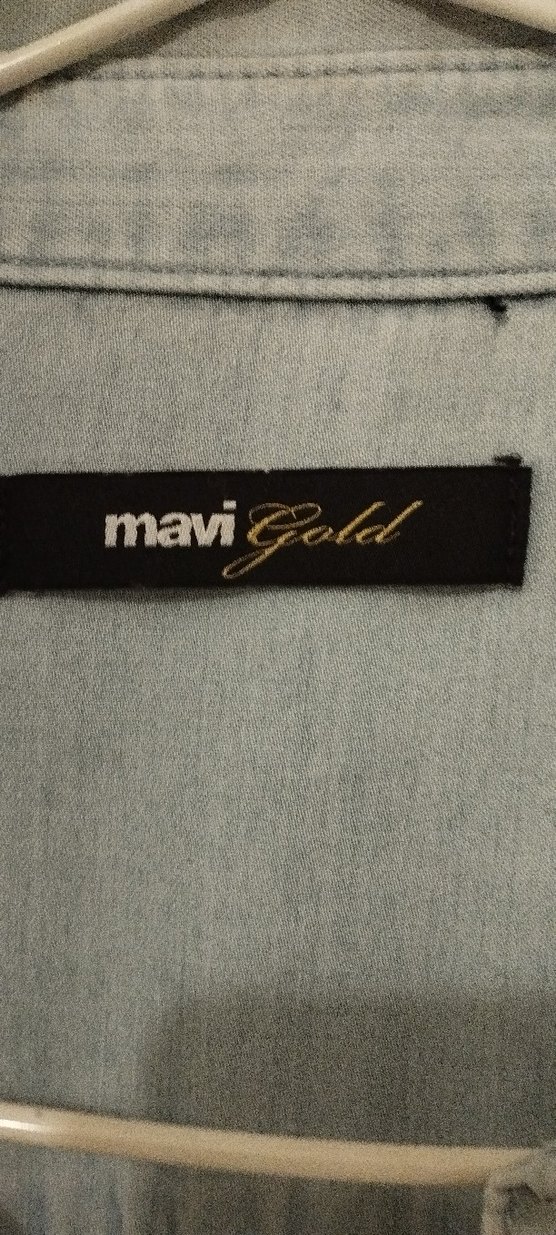 Kadın Gömlek Uzun Kollu kot - Görsel 2