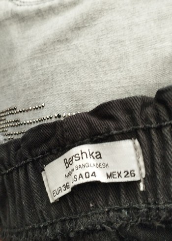 Siyah Rahat Kesim Kadın Denim Pantolon - Görsel 2