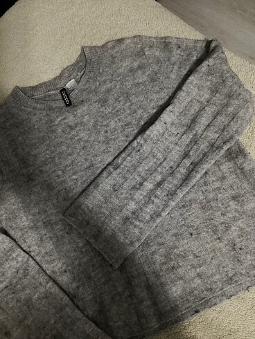 m Beden h&m gri kazak