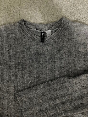 h&m gri kazak