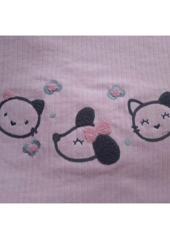 Pembe Desenli Penye Bebek Battaniyesi - Görsel 2