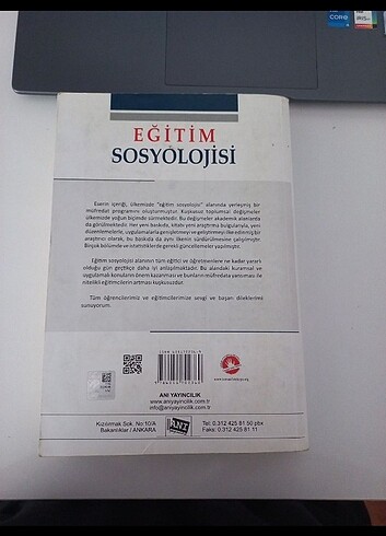  EGITIM SOSYOLOJISI ANI YAYINLARI