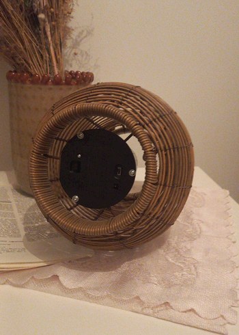 Bej Hasır Mumluk ve Dekoratif Vazo - Görsel 3