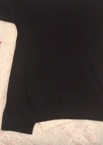 Çizgili Kadın Triko, Kayık Yaka, Uzun Kollu - Görsel 4