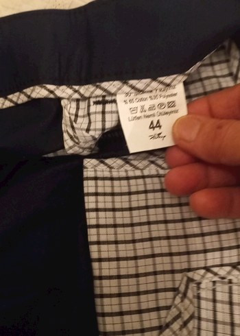 Düğmeli Siyah Erkek Ofis Pantolonu - Görsel 2