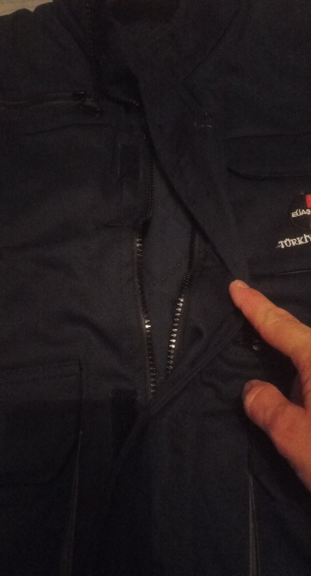 Erkek Siyah Mini Düğmeli Streetwear Mont - Görsel 3