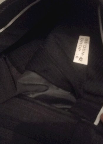 Erkek Siyah ve füme  Kumaş Kemerli Pantolon - Görsel 5