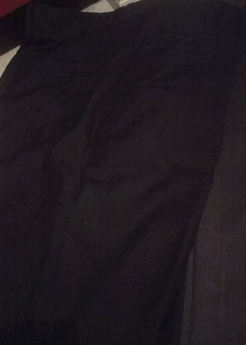 Erkek Siyah ve füme  Kumaş Kemerli Pantolon - Görsel 2