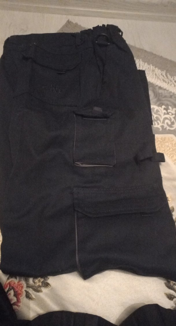 Siyah Kemerli Erkek Spor Pantolon - Görsel 4