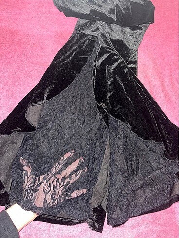 s Beden siyah Renk Gothic Pantolon ve siyah baggy