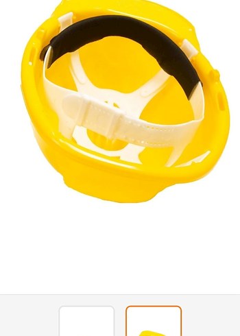 Sarı Minimalist baret - Görsel 2