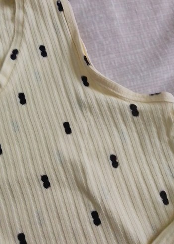 Kadın sarı Kolsuz Pijama Takımı - Görsel 4