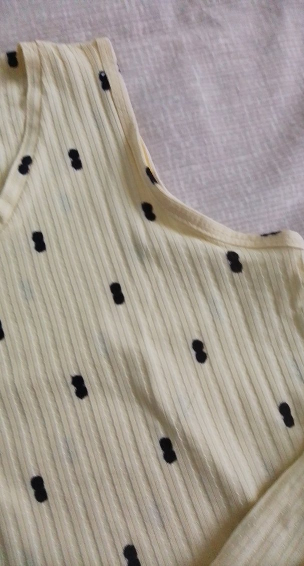 Kadın sarı Kolsuz Pijama Takımı - Görsel 4