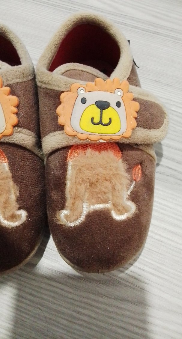 Kahverengi Erkek Çocuk Sıcak Terlik - Görsel 4