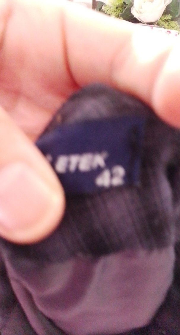 Koyu Gri Düz Desenli etek - Görsel 3