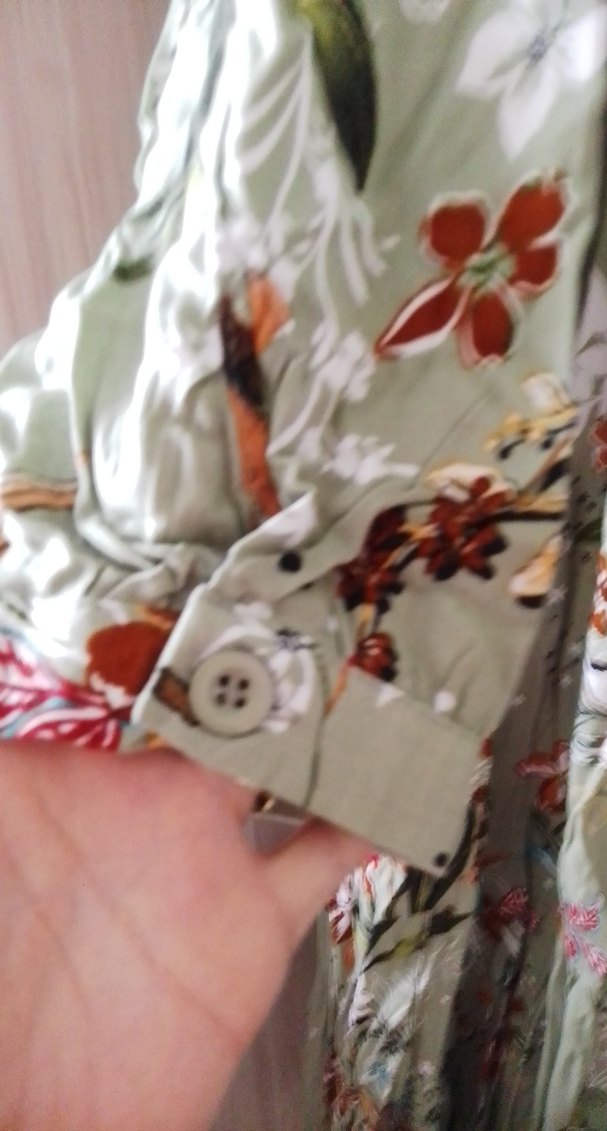 Çiçek Desenli Uzun Bohem  Elbise - Görsel 2