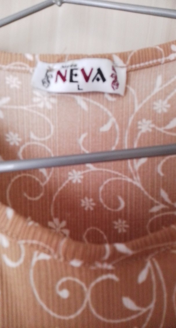 Bej Desenli Uzun Bohem Elbise - Görsel 4