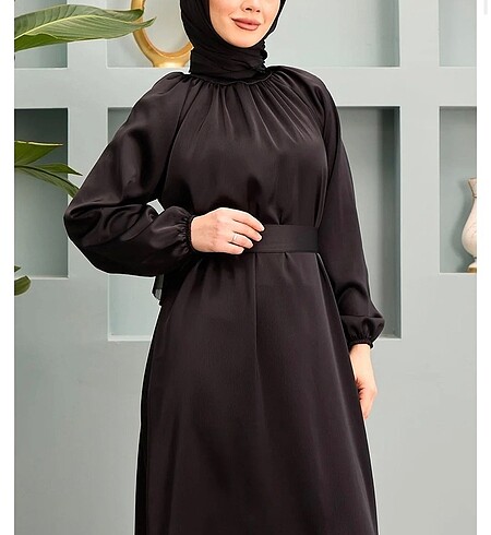 universal Beden Siyah abiye elbise