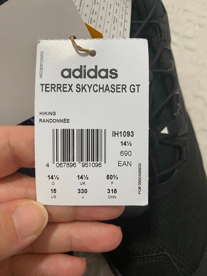 Adidas 50 numara Siyah Outdoor Erkek Ayakkabı Velcro Bantlı - Görsel 3