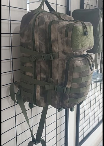 Erkek Kamuflaj Desenli Kemerli Sırt Çantası