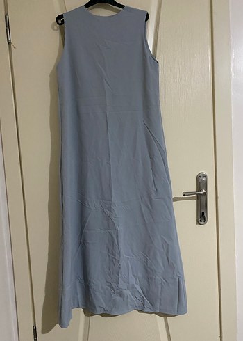 Gri Keten Uzun Jile - Görsel 3