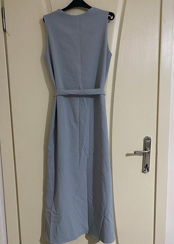 Gri Keten Uzun Jile - Görsel 4