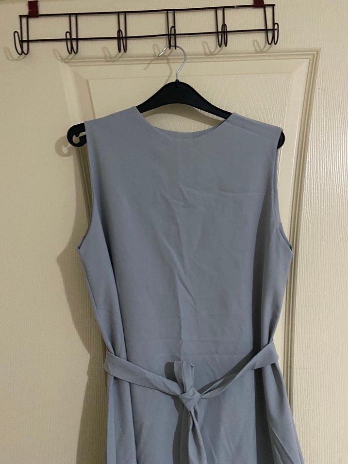 Gri Keten Uzun Jile - Görsel 2