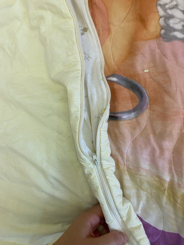 Beyaz Baskılı Bebek Uyku Tulumu - Görsel 3