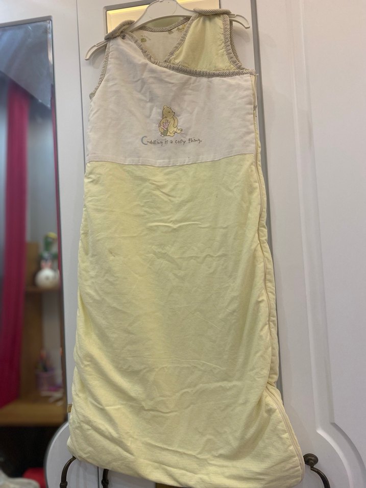 Sarı Baskılı Bebek Uyku Tulumu - Görsel 3