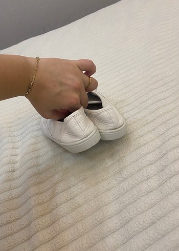 Beyaz Kadın Günlük Sneakers Ayakkabı - Görsel 3