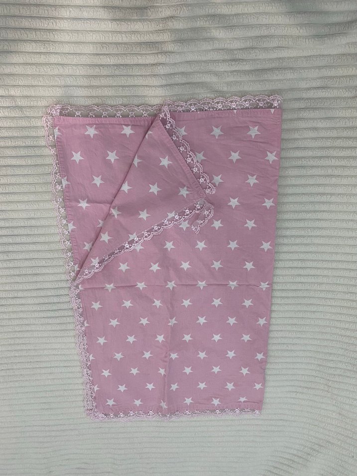Pembe Nakışlı Çocuk Battaniyesi - Görsel 2
