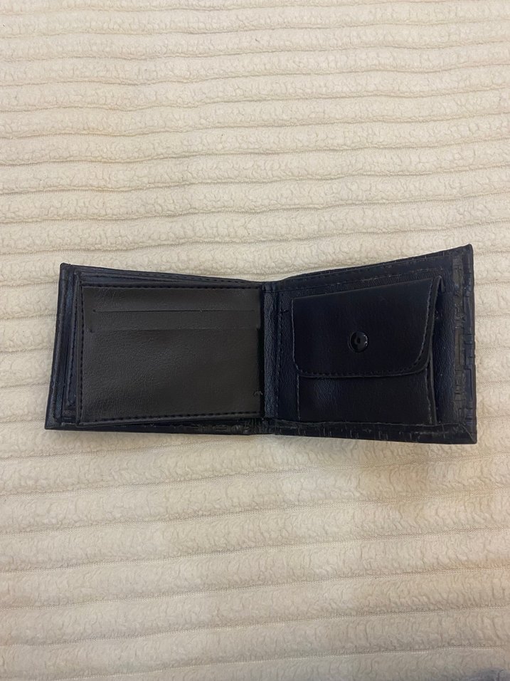 Siyah Baskılı Erkek Cüzdanı - Görsel 3