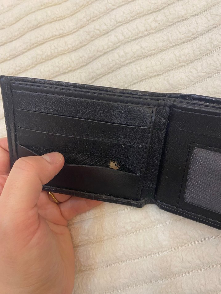 Siyah Baskılı Erkek Cüzdanı - Görsel 4