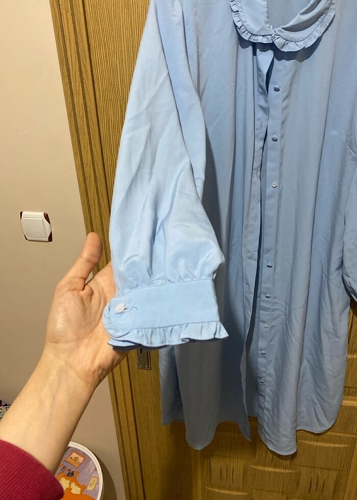 Bebe mavisi tunik - Görsel 2