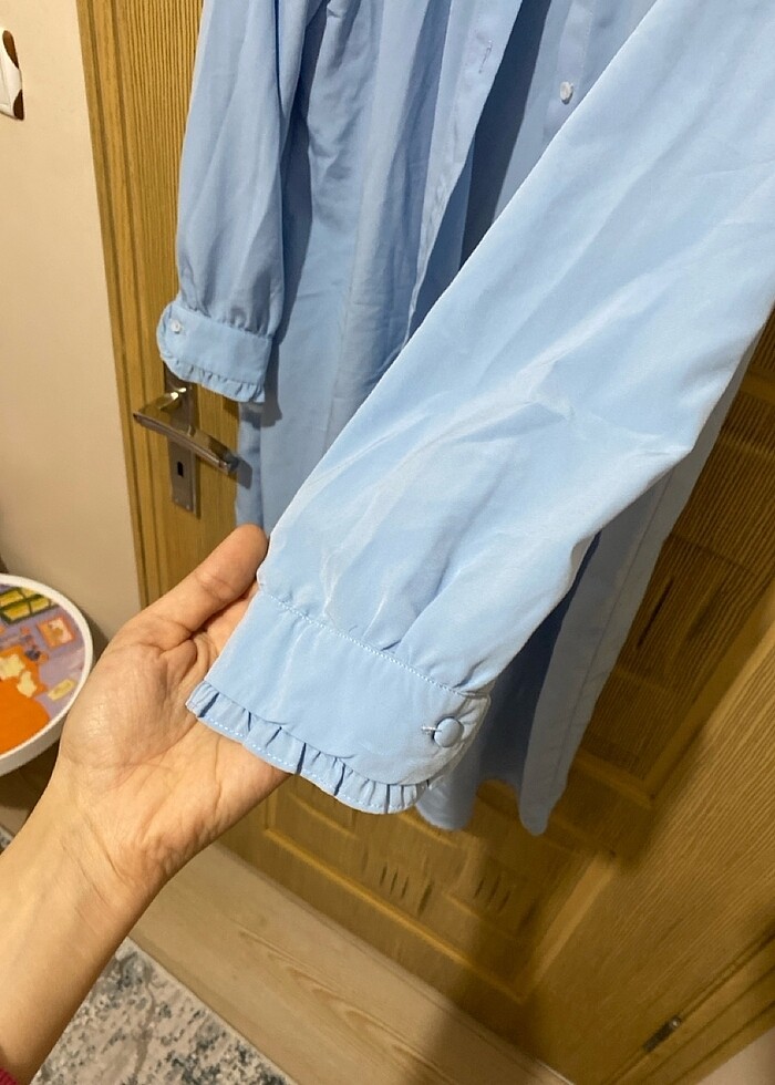 Bebe mavisi tunik - Görsel 5