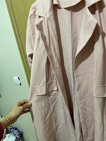 Pembe trenckot - Görsel 2