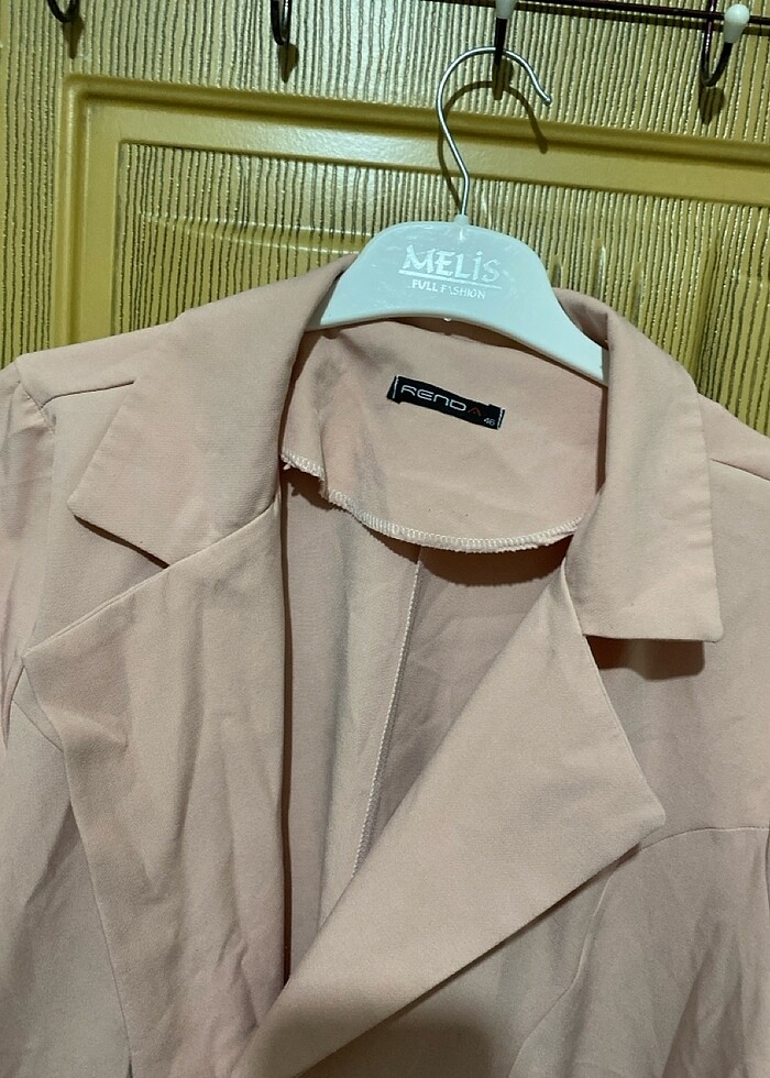 Pembe trenckot - Görsel 4