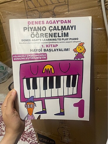 Denes Agay?dan piyano çalmayı öğrenelim 1. Kitap