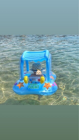 Gölgelikli bebek simidi , baby float