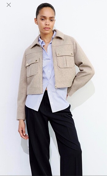 Zara soft kısa ceket