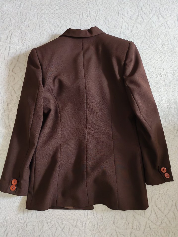 Acı Kahve Kadın Blazer Ceket - Görsel 2