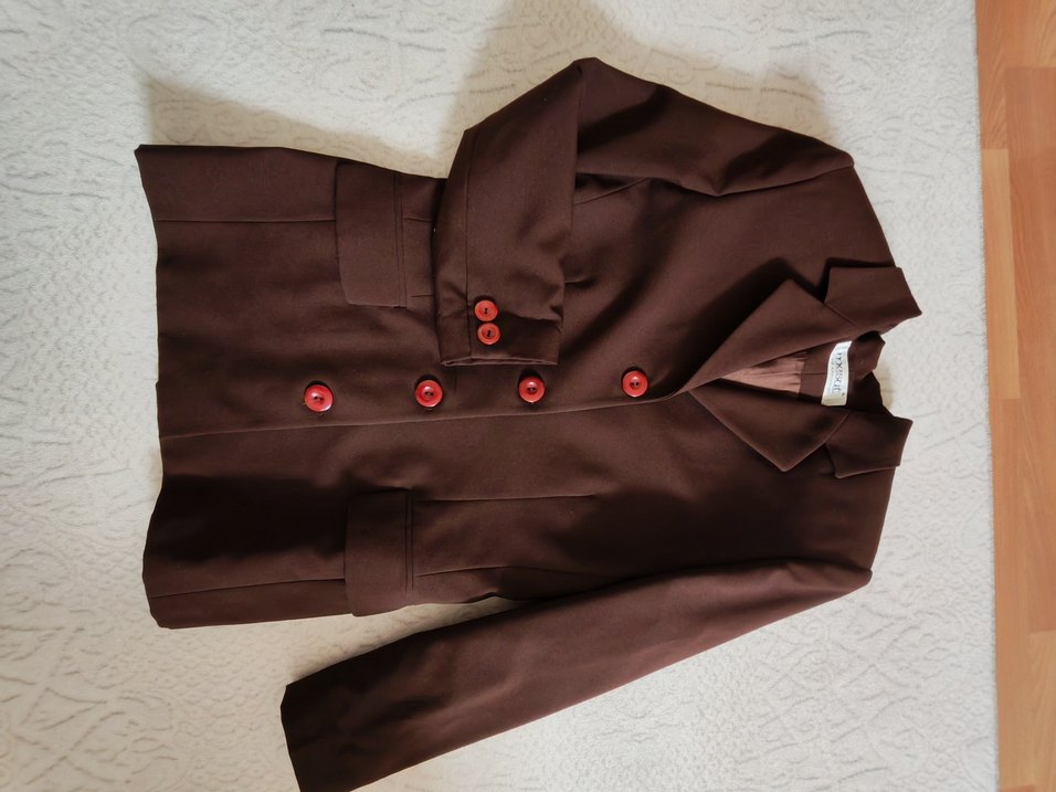 Acı Kahve Kadın Blazer Ceket - Görsel 4