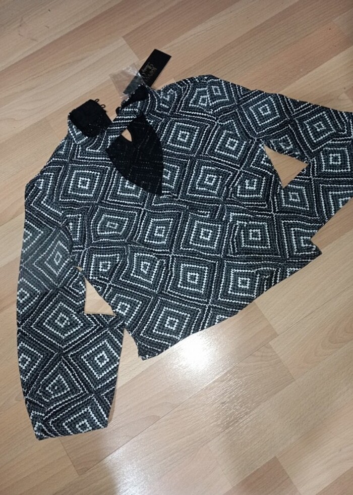 Koton simli bluz - Görsel 3